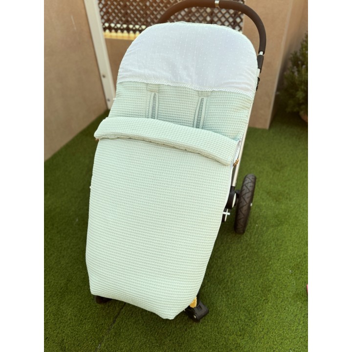 SACO UNIVERSAL SILLA PLUMETI/WAFFLE MINT