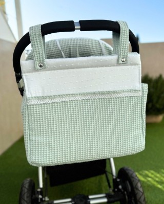 BOLSO WAFFLE/PLUMETI MINT