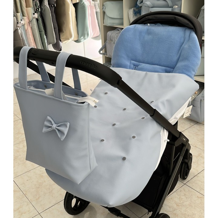CONJUNTO SACO PARA SILLA Y BOLSO