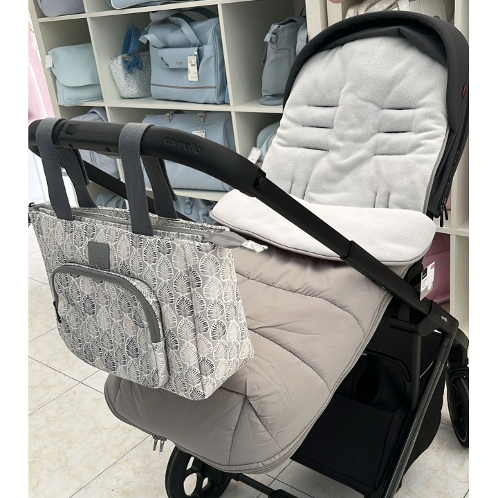 CONJUNTO SACO POLAR SILLA Y BOLSO