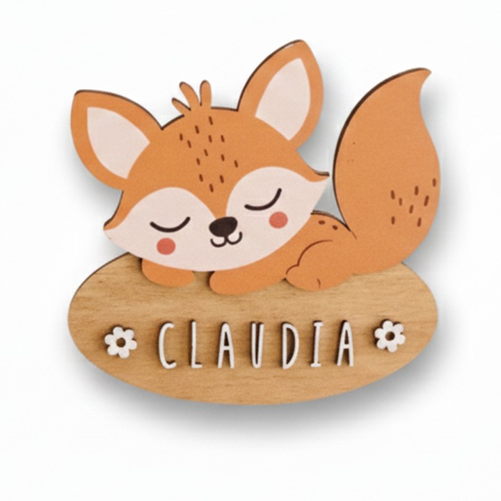 PLACA DECORATIVA ZORRO