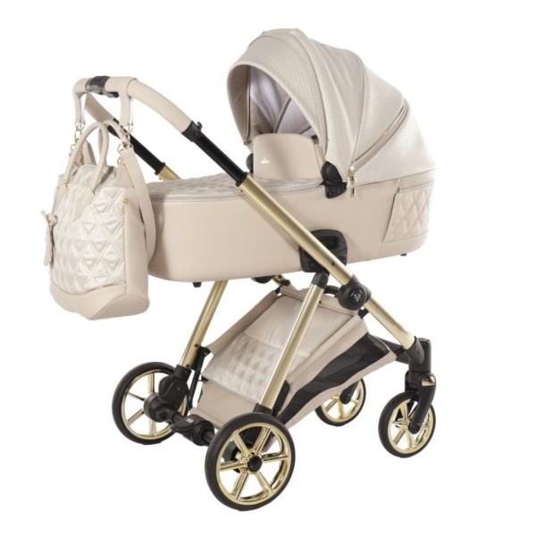 CARRO ELLEGANTE LAMÉ JUNAMA 3 PIEZAS