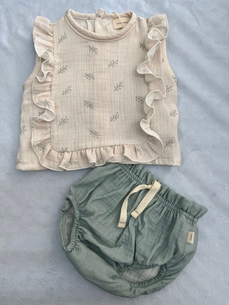 BLUSA Y BRAGUITA BAMBULA MINI MOOI MAC ILUSIÓN
