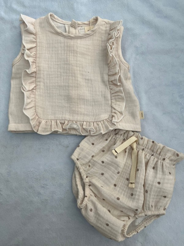 BLUSA Y BRAGUITA BAMBULA MINI MOOI MAC ILUSIÓN