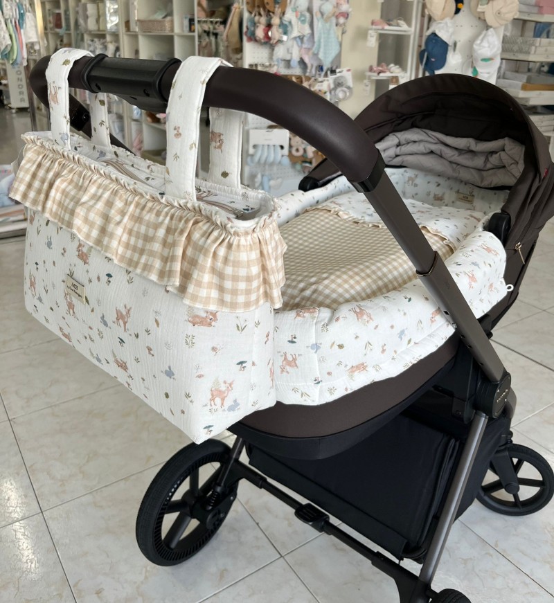 CONJUNTO CUBRECAPAZO, SACO Y BOLSO BAMBINA ARTESANIA CHARI
