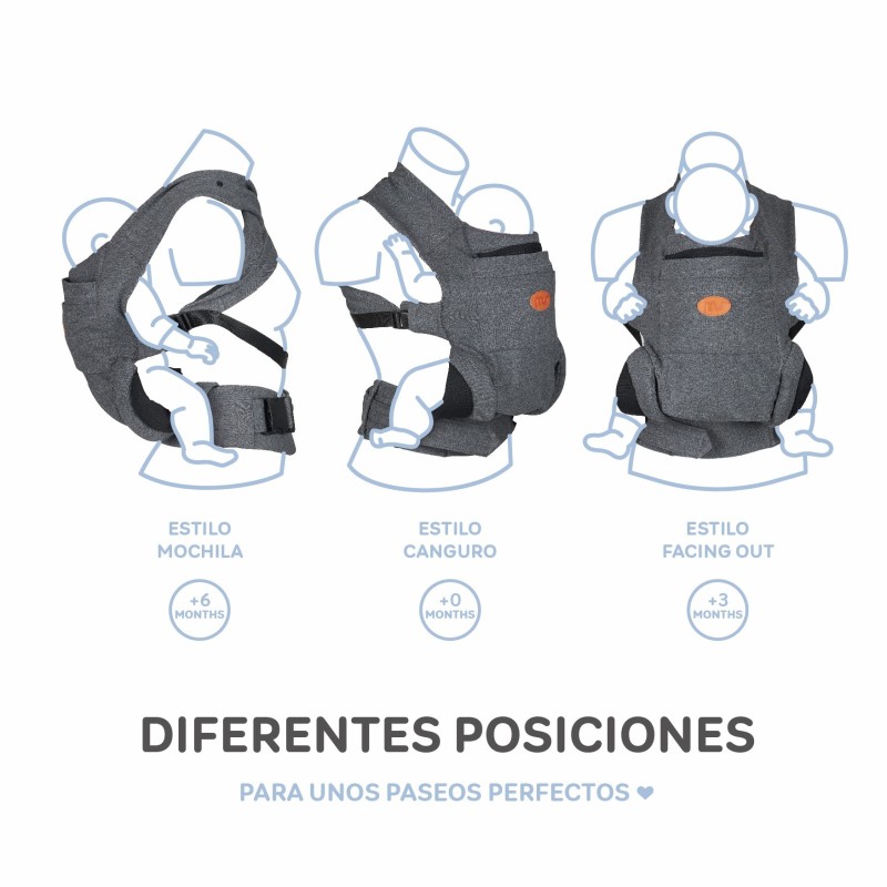 MOCHILA PORTABEBÉS KOWARI MS
