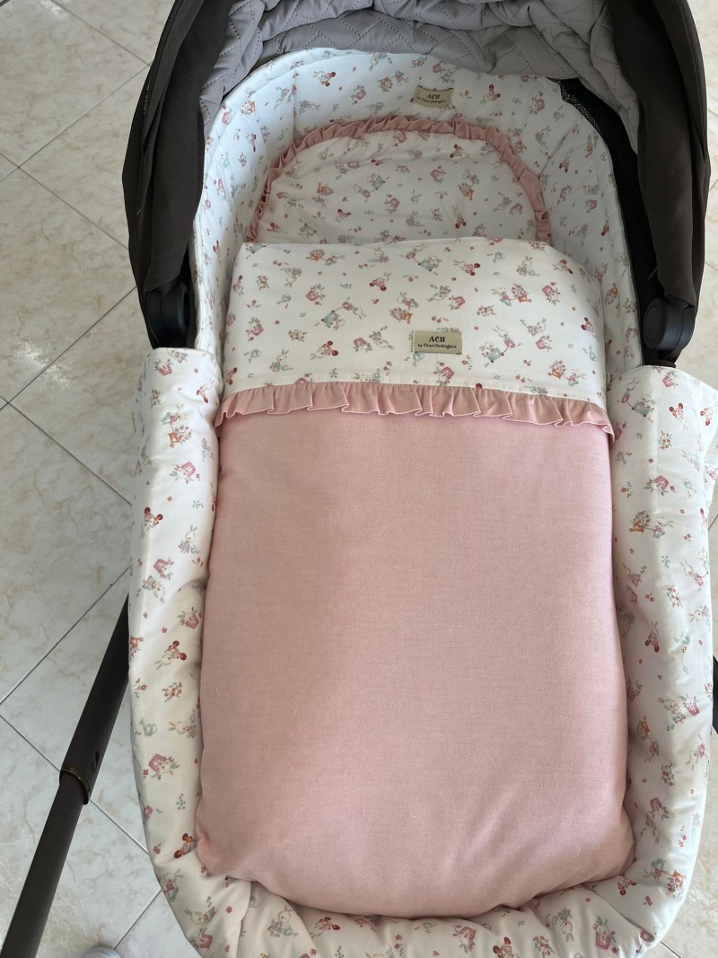 CONJUNTO CUBRECAPAZO, SACO Y BOLSO CARROTS ARTESANIA CHARI