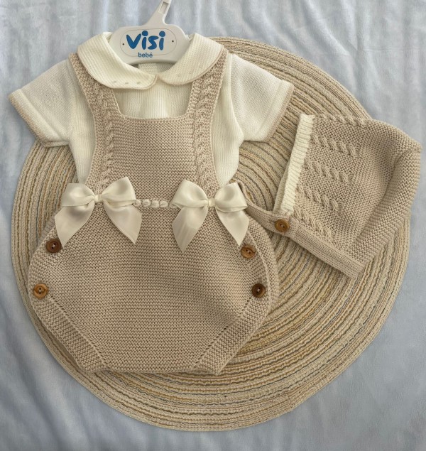 CONJUNTO PRIMERA PUESTA 3 PIEZAS HILO