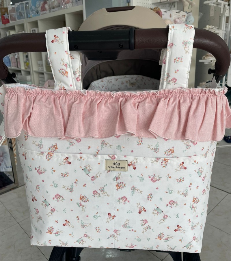 CONJUNTO CAPAZO Y COMPLEMENTOS CARROTS ROSA ART.CHARI