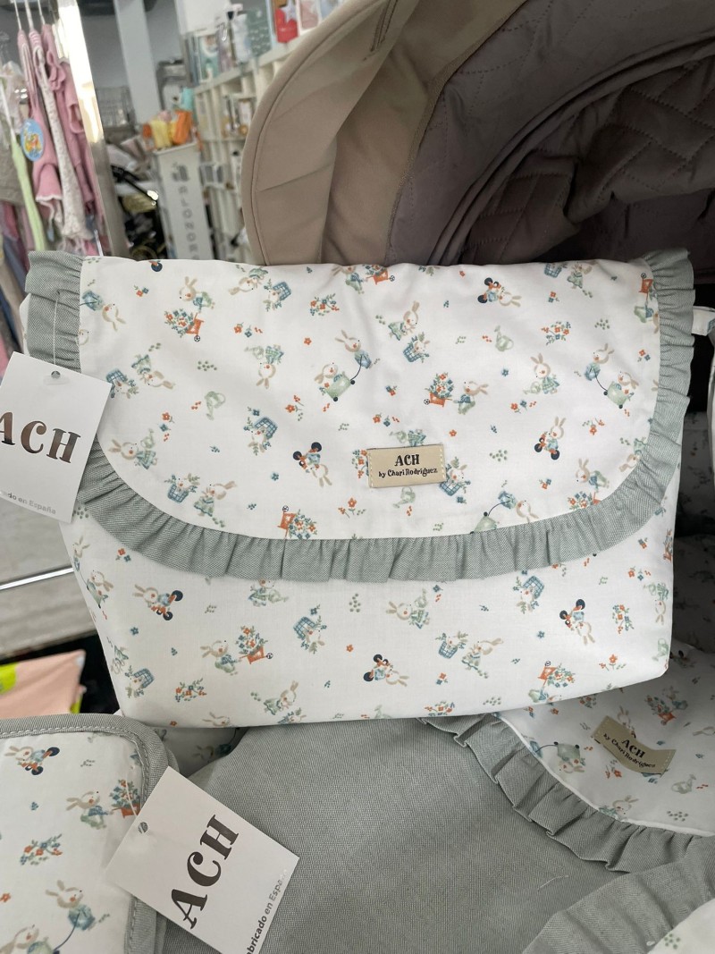 CONJUNTO CAPAZO Y COMPLEMENTOS CARROTS MINT ART.CHARI