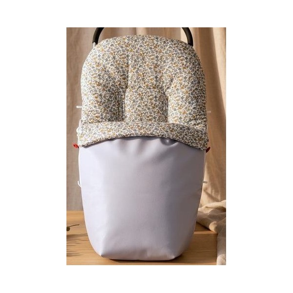 SACO UNIVERSAL SILLA MOD.FLOR ANGELA AZUL POLIPIEL