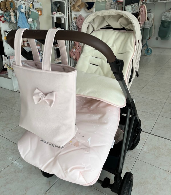 CONJUNTO SACO POLAR Y BOLSO